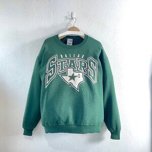 Vintage 90s Dallas Stars NHL Crewneck Sweatshirt Team Sportswear